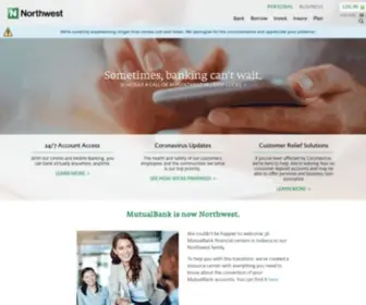 Bankwithmutual.com(Northwest Bank) Screenshot