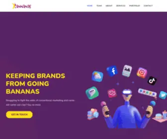 Bannanasagency.com(Digital Marketing Agency) Screenshot