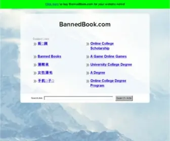 Bannedbook.com(Bannedbook) Screenshot