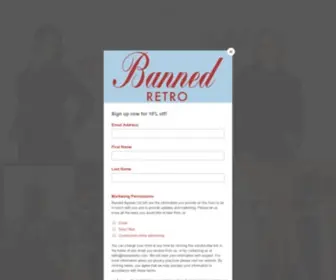 Bannedretro.com(Vintage Clothing) Screenshot