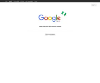 Bannedsearchengine.com(Nigeria Google) Screenshot