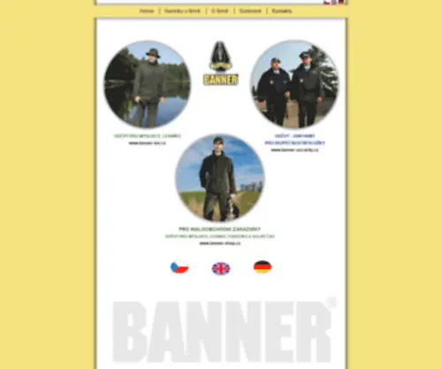 Banner-CZ.cz(Oděvy pro myslivce a lesniky) Screenshot