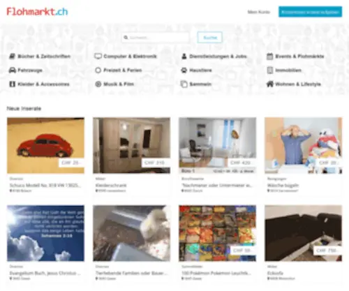 Banner24.ch(Flohmärkte und Flohmarktkalender) Screenshot