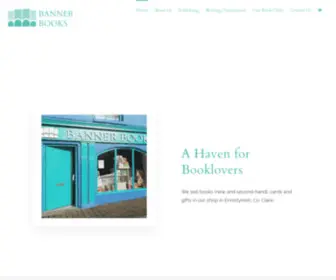 Bannerbooks.ie(An independent bookshop in Ennistymon) Screenshot