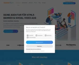 Bannerbuero.de(HTML5 Banner Agentur in Köln und Berlin) Screenshot