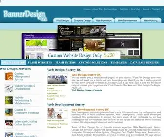 Bannerdesign.ca(Web Design Surrey BC Web Development Surrey Canada) Screenshot