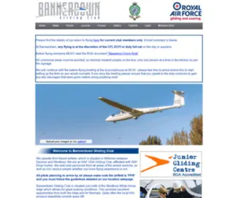 Bannerdown.co.uk(Bannerdown Gliding Club) Screenshot