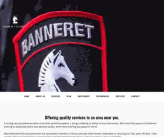 Banneretsecurity.com(Banneret Security) Screenshot