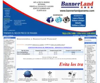 Bannerlandpanama.net(Panamá) Screenshot
