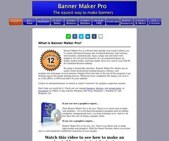 Bannermakerpro.com(Banner Maker Pro) Screenshot