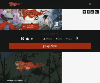 Bannersaga.com(The Banner Saga The Banner Saga) Screenshot