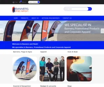 Bannersandmash.com.au(Banners and Mash) Screenshot