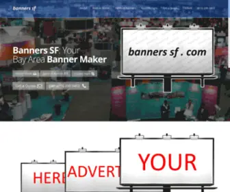 Bannerssf.com(Our company) Screenshot