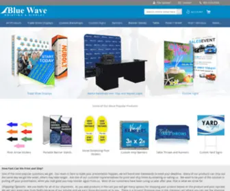 Bannerstandshowroom.com(Event display printers) Screenshot