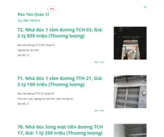 Bannhaquan12.pro(BÁN NHÀ QUẬN 12 GIÁ RẺ) Screenshot