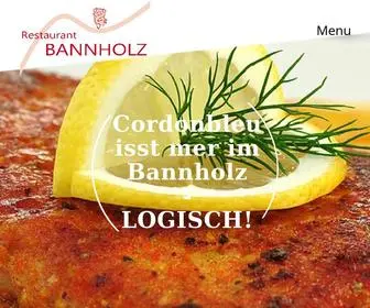 Bannholz.net(Cordonbleu isst mer im Bannholz) Screenshot