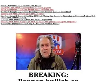 Bannonswarroom.com(Bannon’s War Room) Screenshot