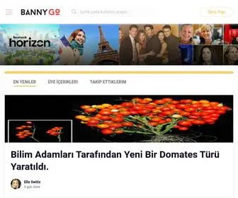 Bannygo.com(Yeni Nesil Sosyal Haber Dura) Screenshot