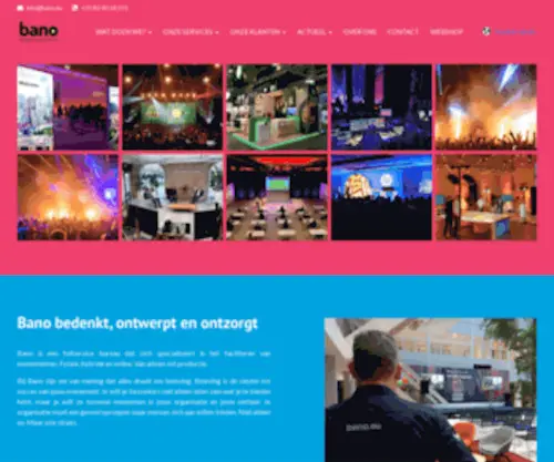 Banopro.eu(Evenementen, Standbouw, AV-verhuur & meer) Screenshot