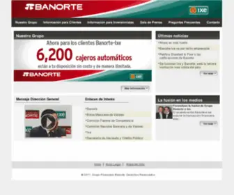 Banorte-Ixe.com.mx(Fusión) Screenshot