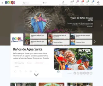 Banos-Ecuador.com(Baños de Agua Santa) Screenshot