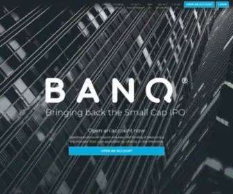 Banq.co(Bringing back the Small Cap IPO) Screenshot