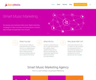 BanqMedia.com(Smart Music Marketing & Promotion) Screenshot