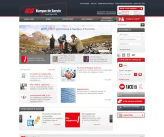 Banque-DE-Savoie.com(Banque de Savoie) Screenshot