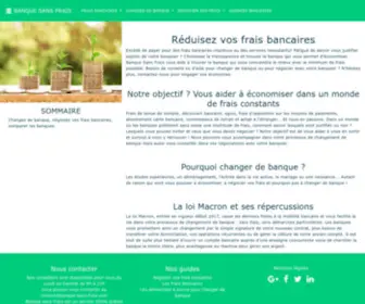 Banque-Sans-Frais.com(Banque sans frais) Screenshot