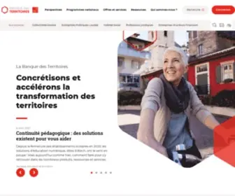 Banquedesterritoires.fr(Banque des territoires) Screenshot