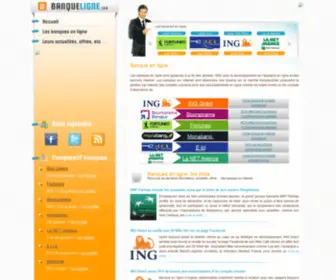 Banqueligne.com(Banque en ligne) Screenshot