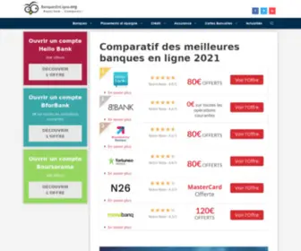 Banquesenligne.org(Comparatif Banques en ligne 2022 : LE Classement indépendant) Screenshot