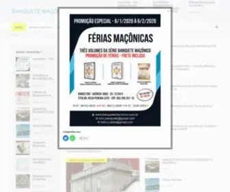 Banquetemaconico.com.br(BANQUETE MAÇÔNICO) Screenshot