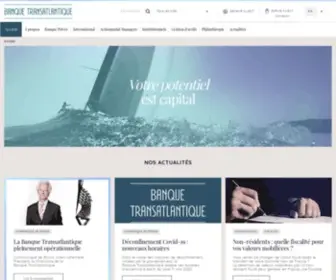 Banquetransatlantique.com(Banque Transatlantique) Screenshot