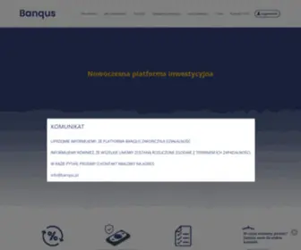 Banqus.pl(Wierzytelności z gwarancją odkupu) Screenshot