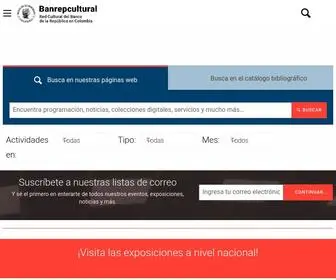Banrepcultural.org(Red Cultural) Screenshot