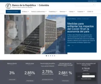 Banrep.gov.co(Colombia)) Screenshot