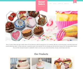 Bansalbakery.com(The Cake Shop) Screenshot