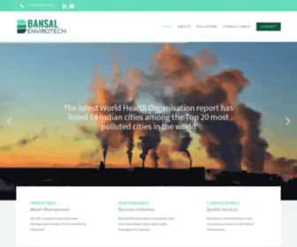 Bansalenvirotech.com(Bansal EnviroTech) Screenshot