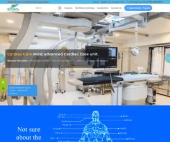 Bansalhospital.com(Bansal Best Multispeciality Private Hospital in Bhopal Madhya Pradesh) Screenshot