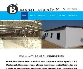 Bansalind.com(BANSAL INDUSTRIES) Screenshot