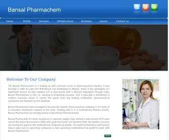 Bansalpharmachem.com(Bansal Pharma) Screenshot