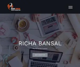 Bansalricha.com(Richa Bansal) Screenshot