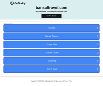 Bansaltravel.com(Bansaltravel) Screenshot