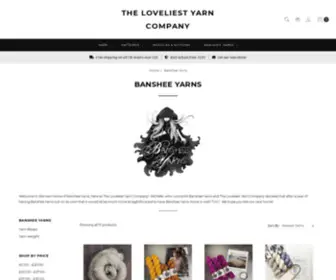 Bansheeyarns.co.uk(Banshee Yarns at The Loveliest Yarn Company) Screenshot