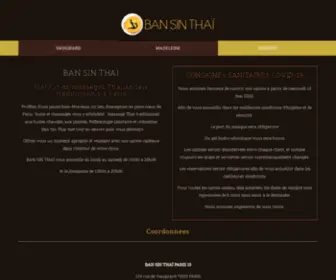 Bansinthai.fr(Ban Sin Thaï) Screenshot