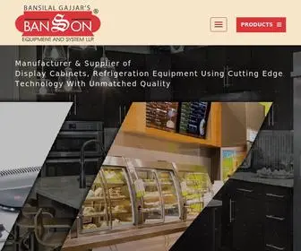 Bansonequipment.com(BANSON EQUIPMENT AND SYSTEM LLP Home) Screenshot