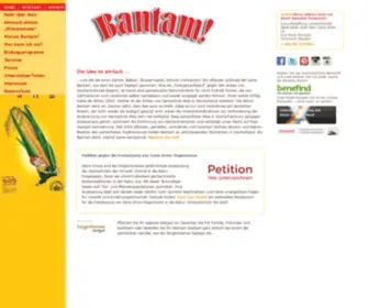 Bantam-Mais.de(Alle reden von der Agro) Screenshot