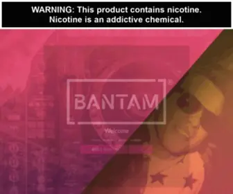 Bantamvape.com(BANTAM Vape) Screenshot