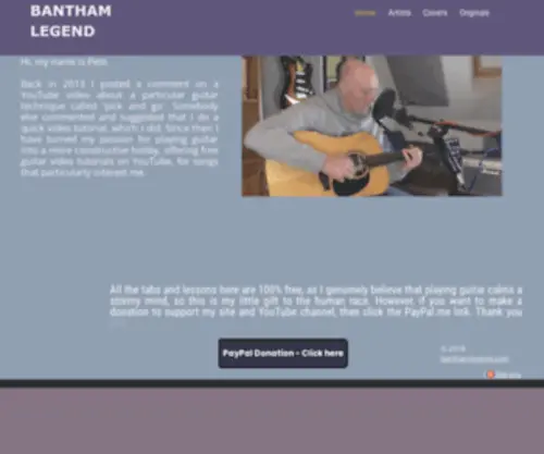 Banthamlegend.com(Banthamlegend) Screenshot